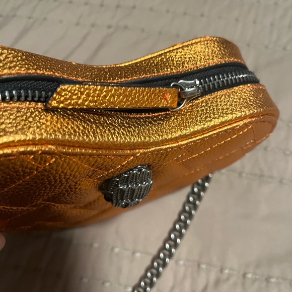 Kurt Geiger Orange Heart Crossbody Bag - Picture 6 of 16